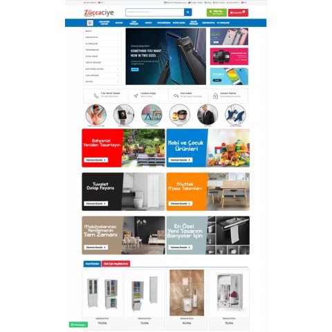 Opencart 3.x Züccaciye Tema Full Paket